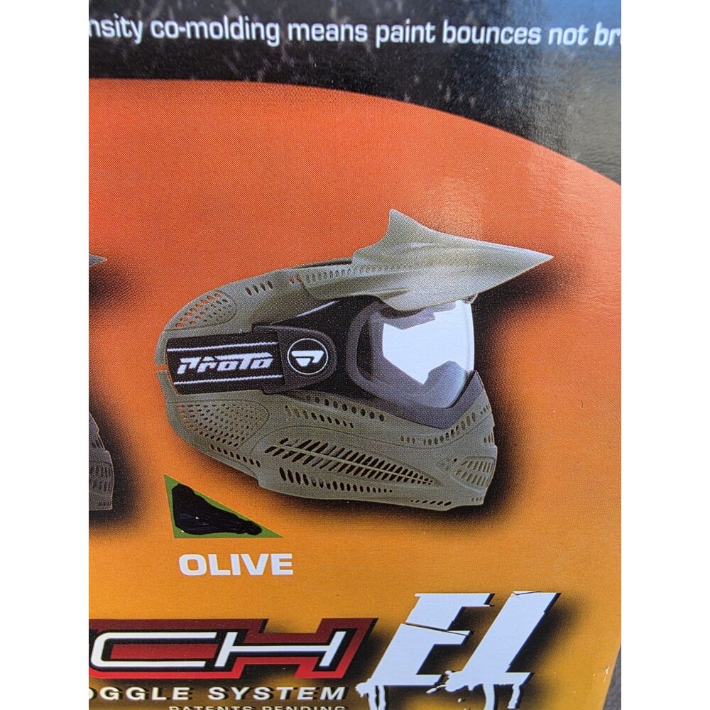 Proto Switch EL  Protective Goggle System Olive And black  New In Box - Size M/L